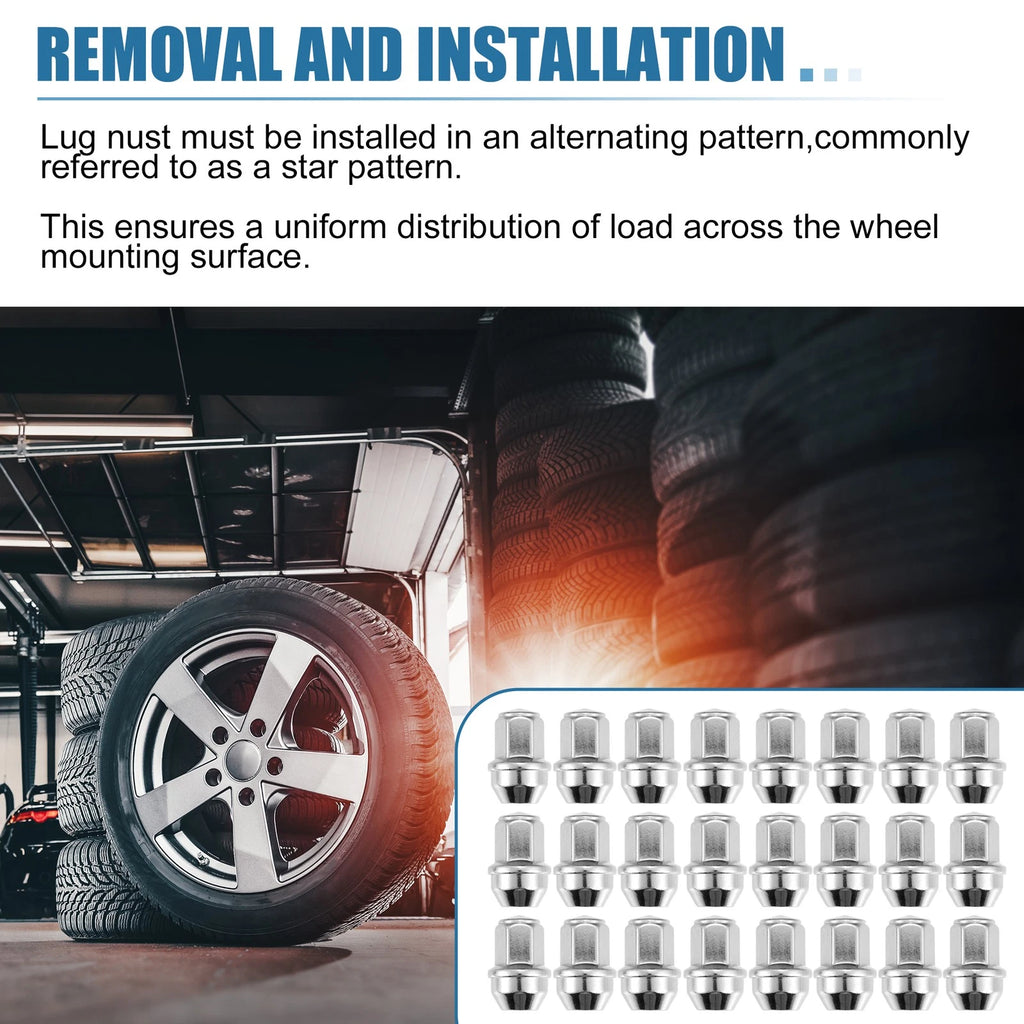 24pcs Wheel Studs M14x1.5 No.ACPZ1012B for Ford F-150 (2015–2023)