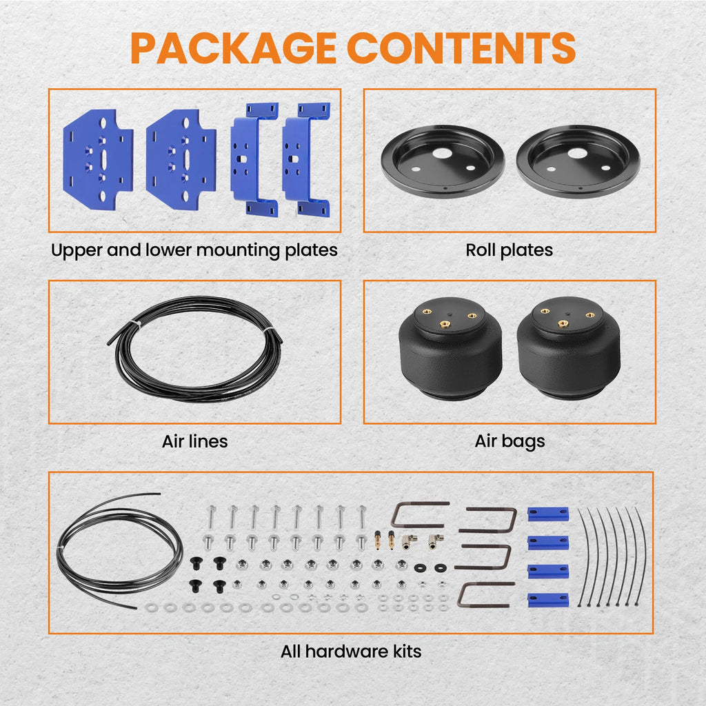 Rear Air Helper Spring Bag Leveling Kit for Toyota Tundra (2008–2014) 5000 lbs