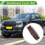 Dashboard Cover Mat for Ford Ranger (2018–2021) - Brown