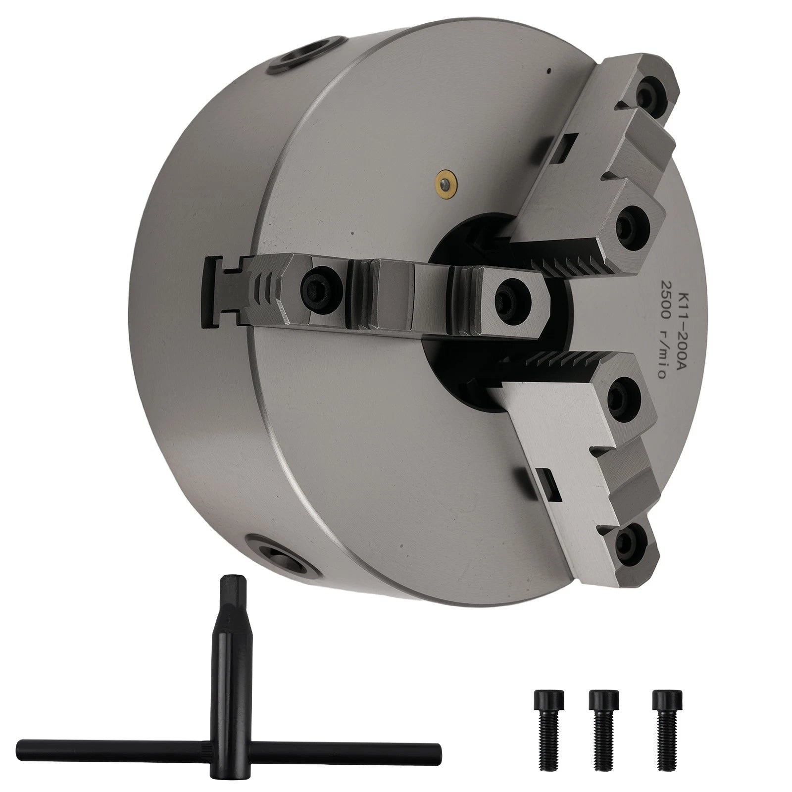 3 Jaw Self Centering Lathe Chuck for CNC Lathes (8 Inch)