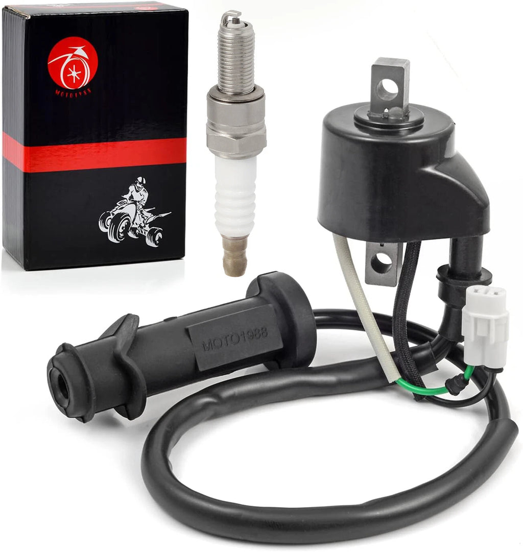 Ignition Coil Pack & Spark Plug Kit for Arctic Cat 650 4x4 H1 (2006–2011)