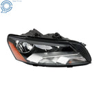 Halogen Headlight Assembly for Volkswagen Passat (2012–2015) Passenger Side Black
