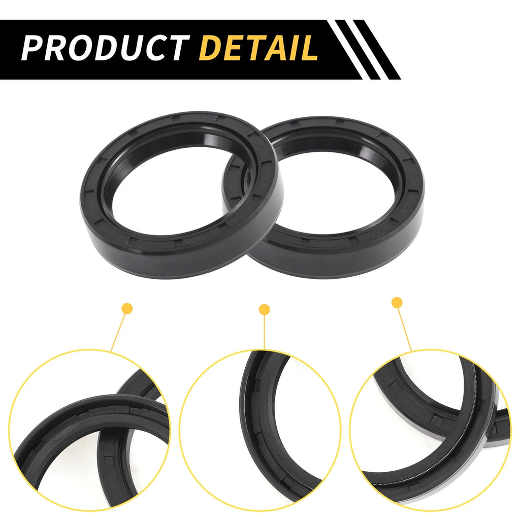 Set of 5 Oil Seal Rotary Shaft Seal NBR Rubber 45x60x12mm