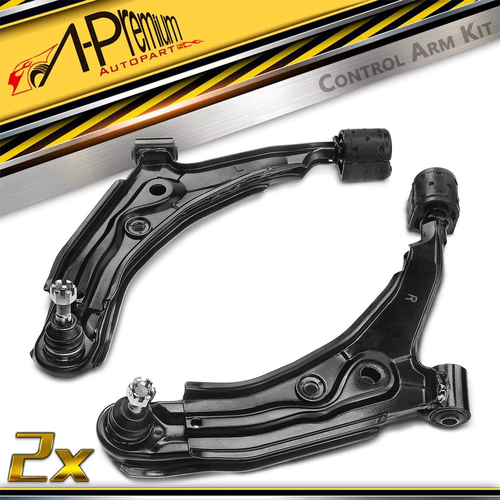 2X Front Lower Control Arm with Ball Joint for Nissan Sentra (1991–1993)
