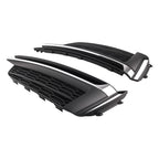 Front Bumper Fog Light Grille for Audi A5 S5 Cabriolet Coupe (2018–2019)