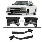 Set of 2 Front Bumper Brackets for Chevy Silverado GMC Sierra 2500HD/3500HD (2007–2010)