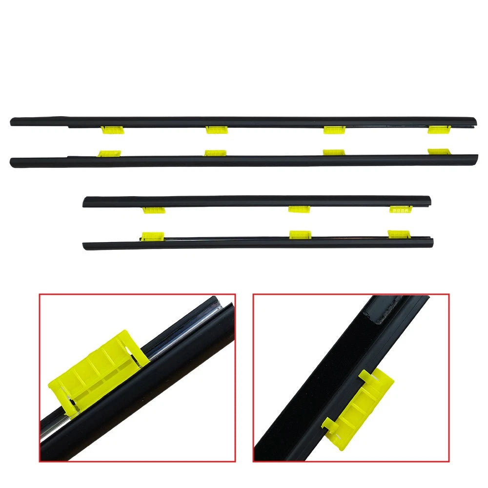 Set of 4 Window Weatherstrip Molding for Honda CR-V (2002–2006)