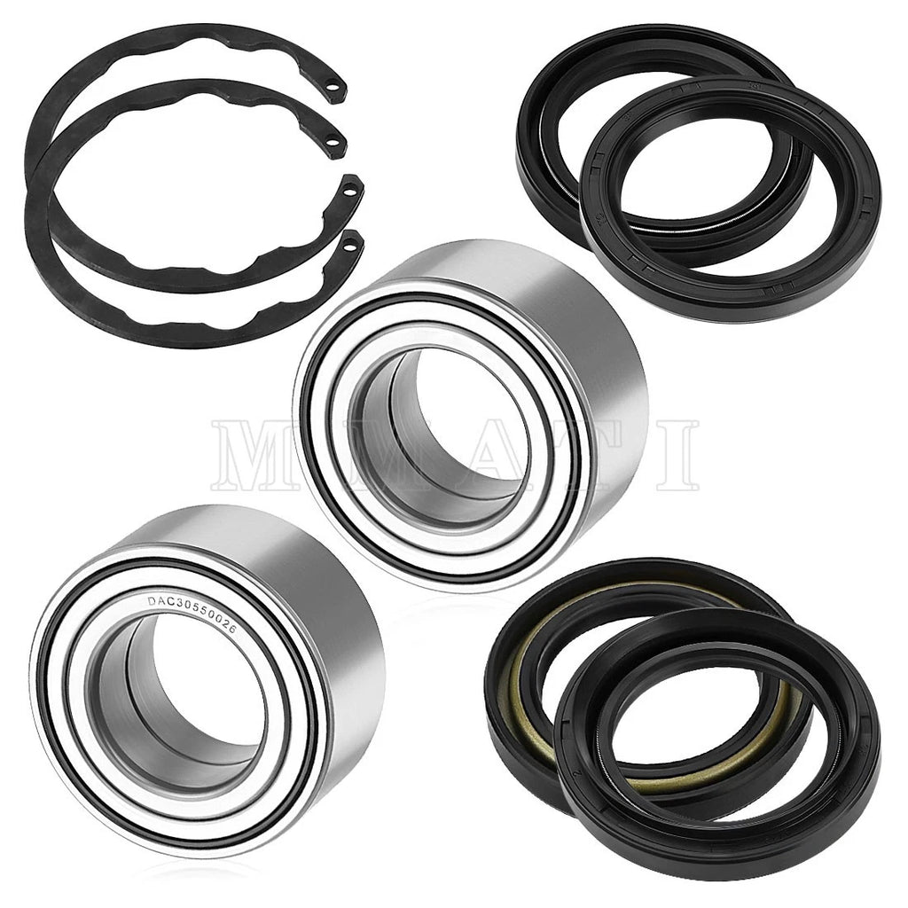 2X Front Wheel Bearings w/ Seals Kit for Kawasaki Bayou 300 400 (1990–2004)