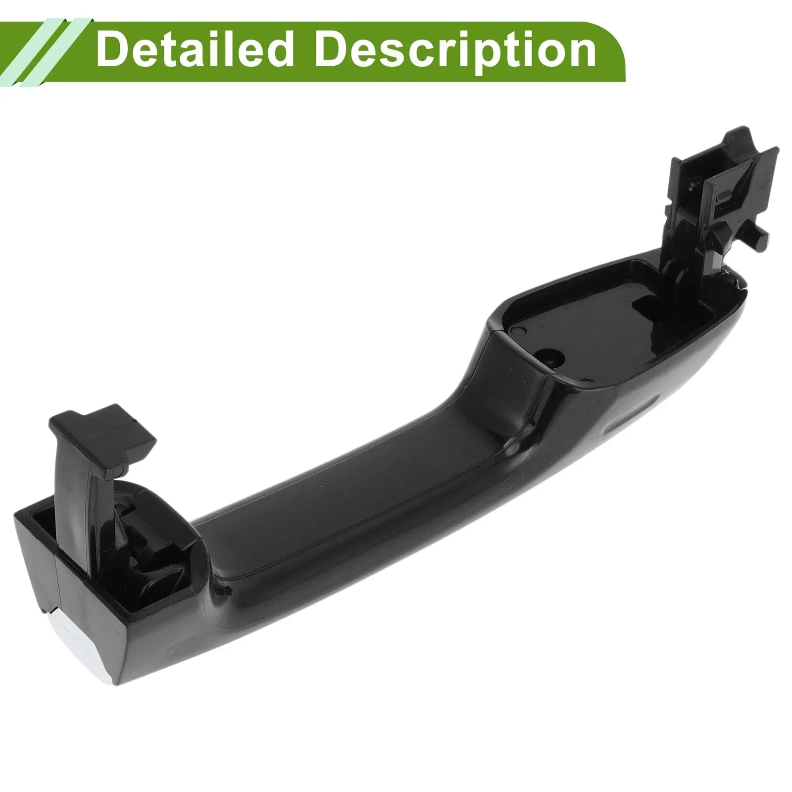 Exterior Door Handle Set for Toyota Lexus GX460 Black Silver Tone (2010-2023)