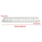 2Pcs Aluminum Trailer Ramps for Truck Car (80" x 15")