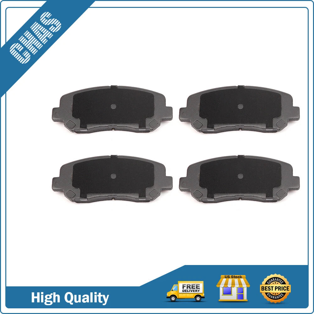 Set of 4 Front Ceramic Brake Pads for Dodge Dart, Chrysler 200