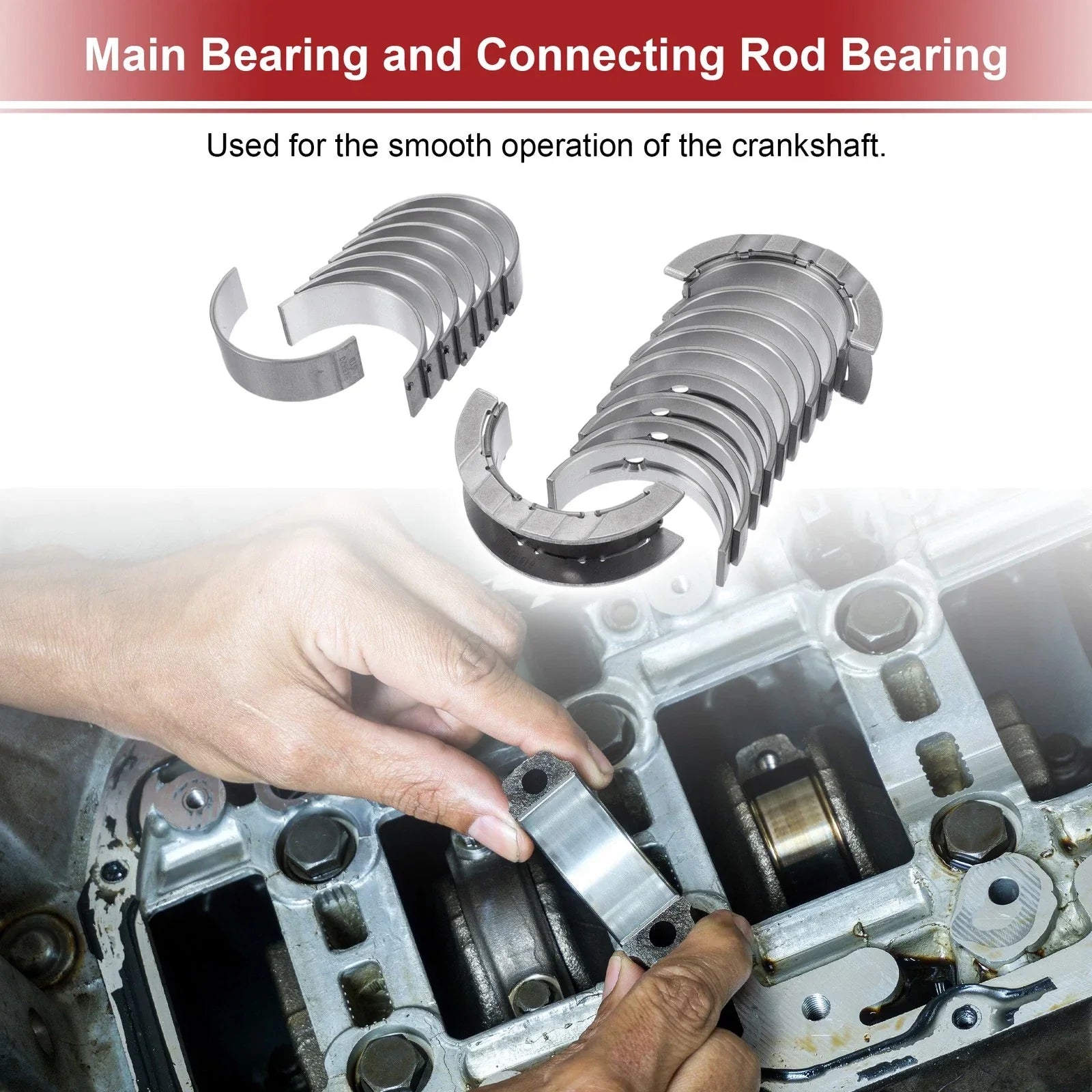 Main Bearing and Connecting Rod Bearing Kit for BMW 330i (2015-2022)