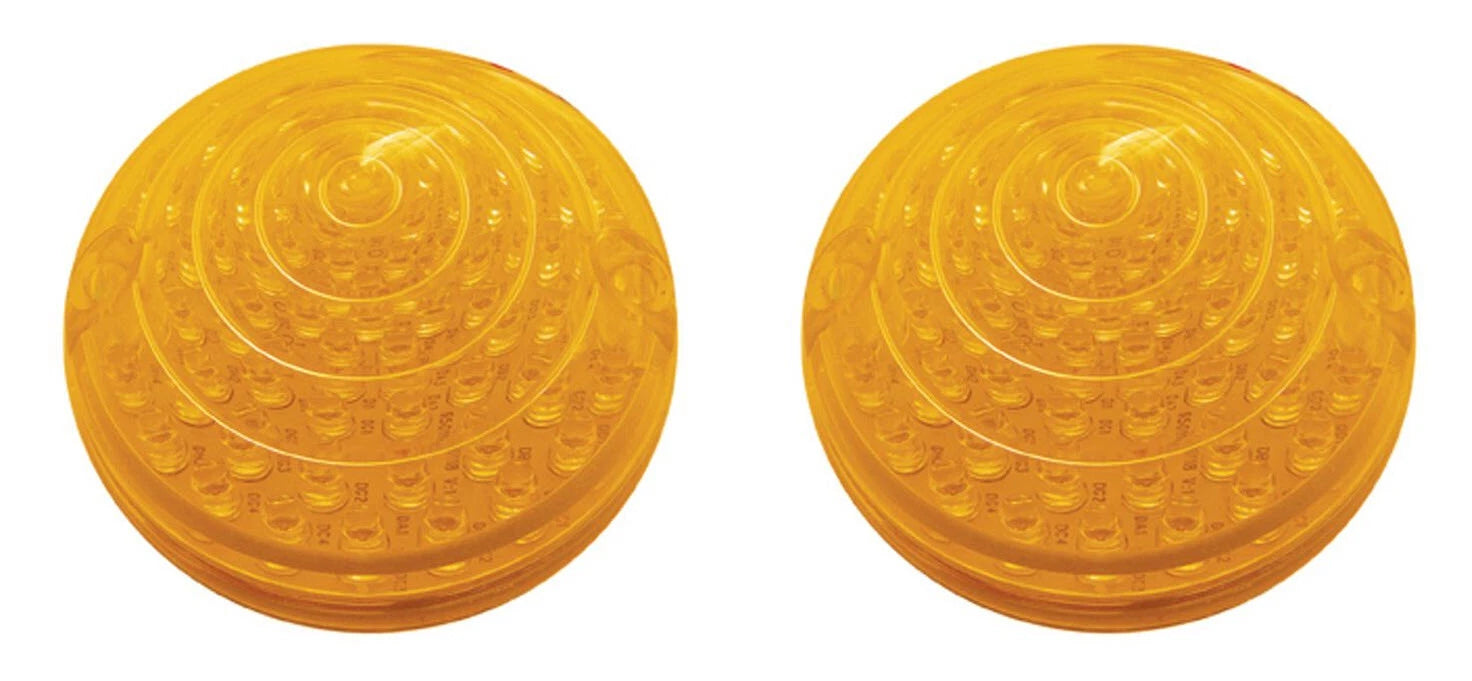 Amber LED Turn Signal Lights Pair for 1964-1966 Ford Mustang (1964–1966)