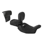 Driver Passenger Seats & Backrest Pad for Harley CVO Road Street Glide (2014–2023)