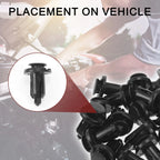 Front Fender Skirt Clips 2 x for Honda Pilot, Accord (2003-2015, 1997-2007)
