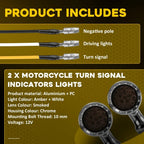 LED Turn Signal Blinker Light for Honda Shadow Aero 1100 VT1100C3 (1999–2003)