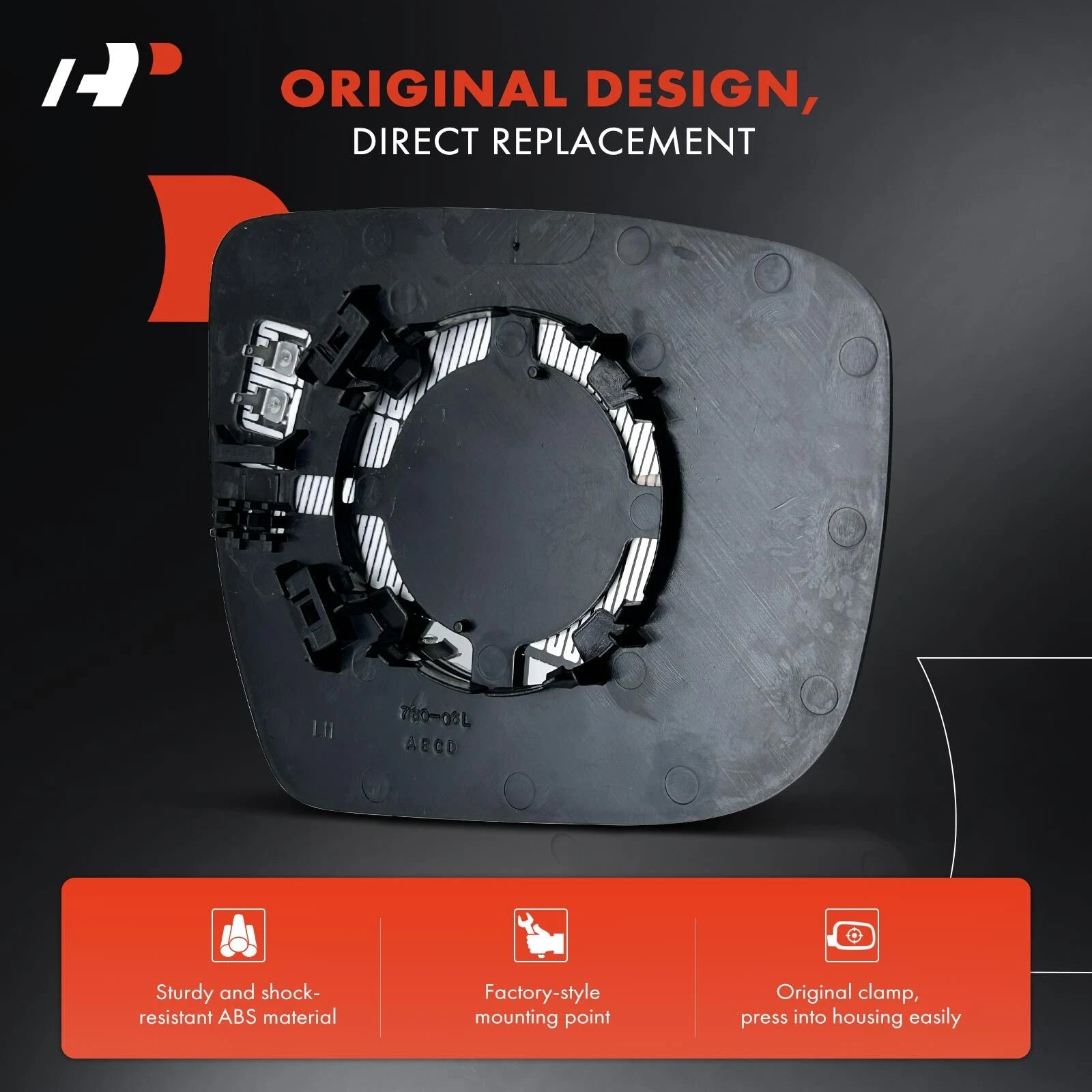 Heated Driver Power Mirror Glass for Nissan Rogue, Murano (2014–2019)