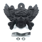 Black Skull Horn Cover for Harley V-Rod (1992–2020)