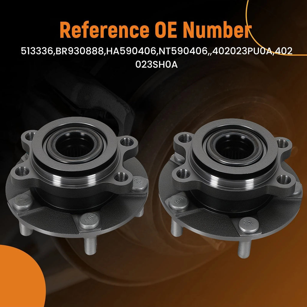 5 Lug Front Wheel Hub Bearing Assembly for Nissan Juke Leaf (2011–2016) 513336