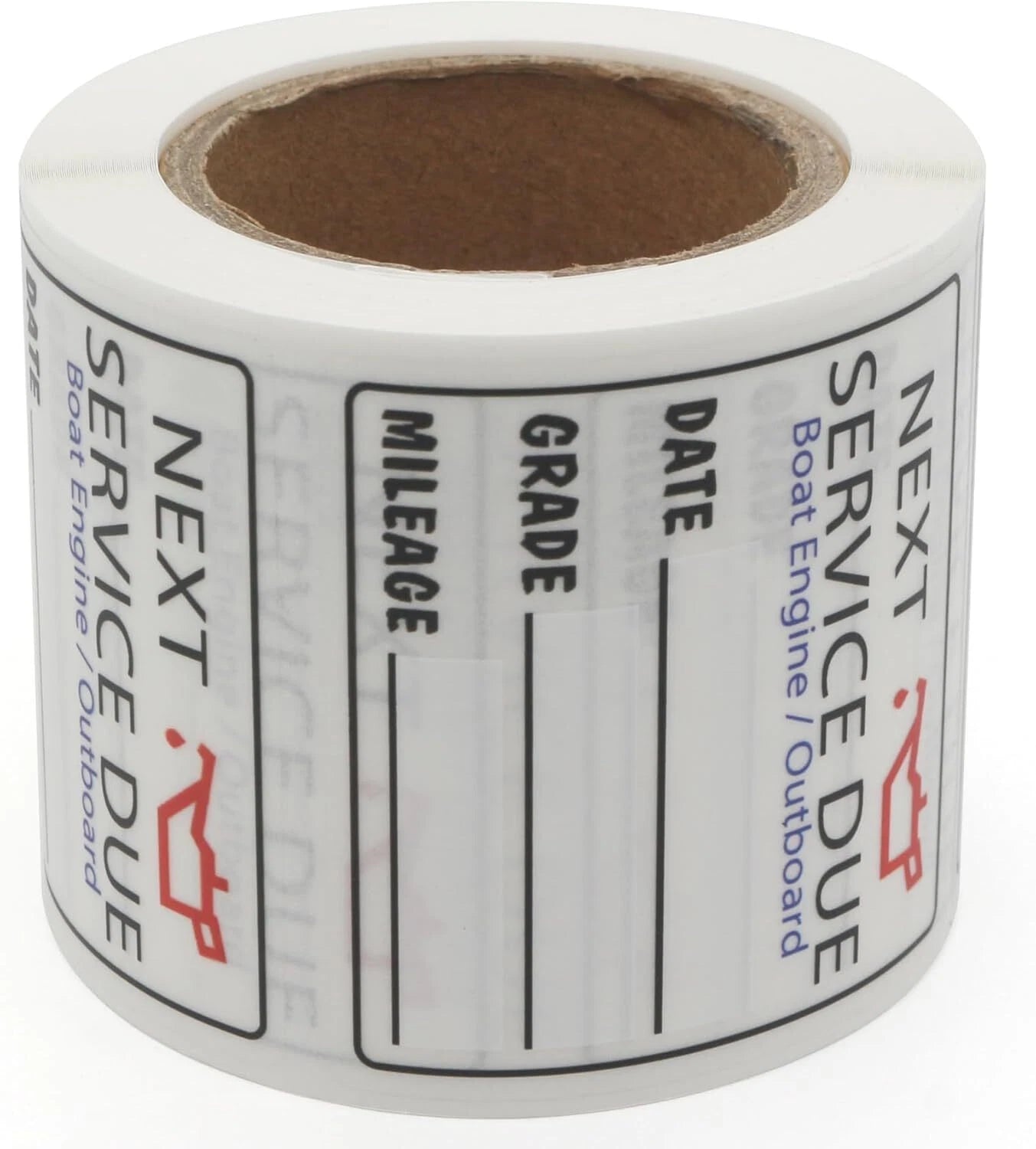 Maintenance Decal Roll for Boat Yacht & PWC (220 Pcs, 2" X 2")