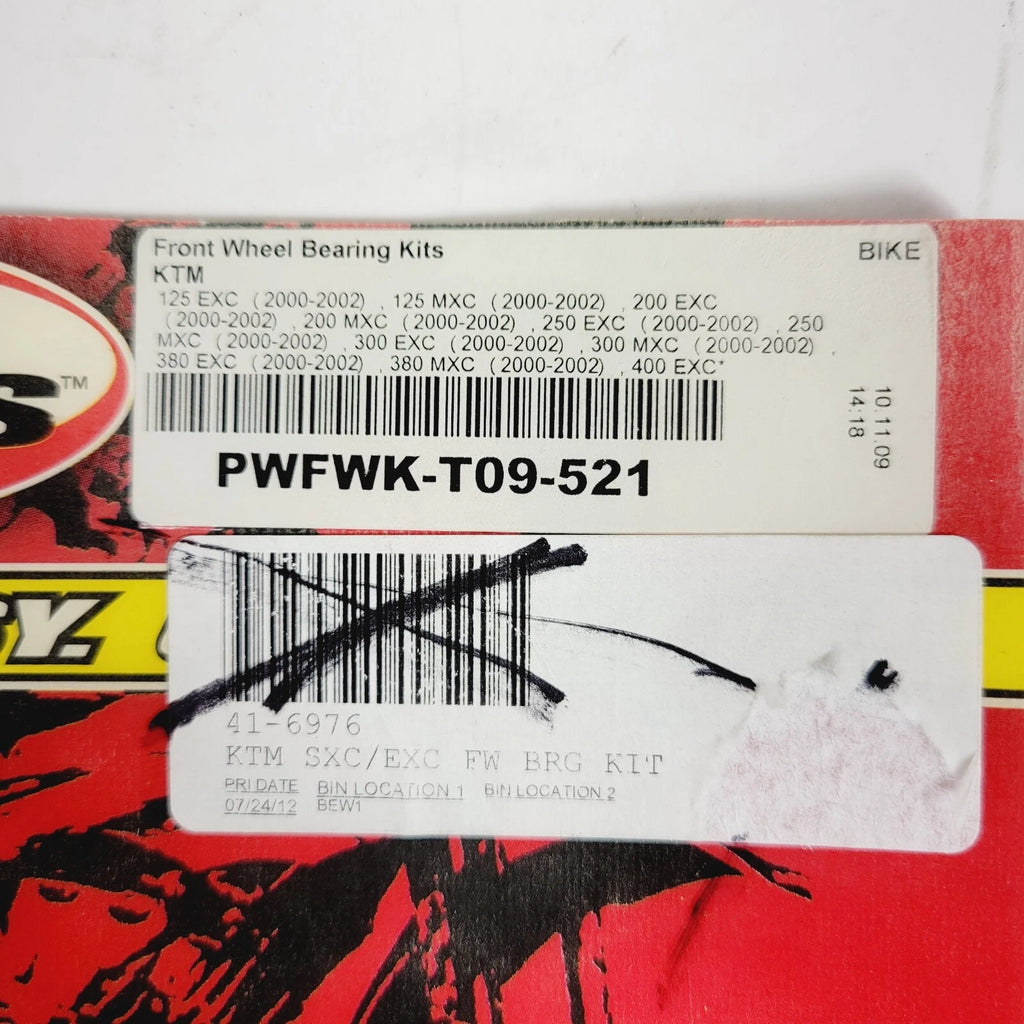 Pivot Works Wheel Bearing Kit PWFWK-T09-521 for KTM 125 EXC (2000–2002)
