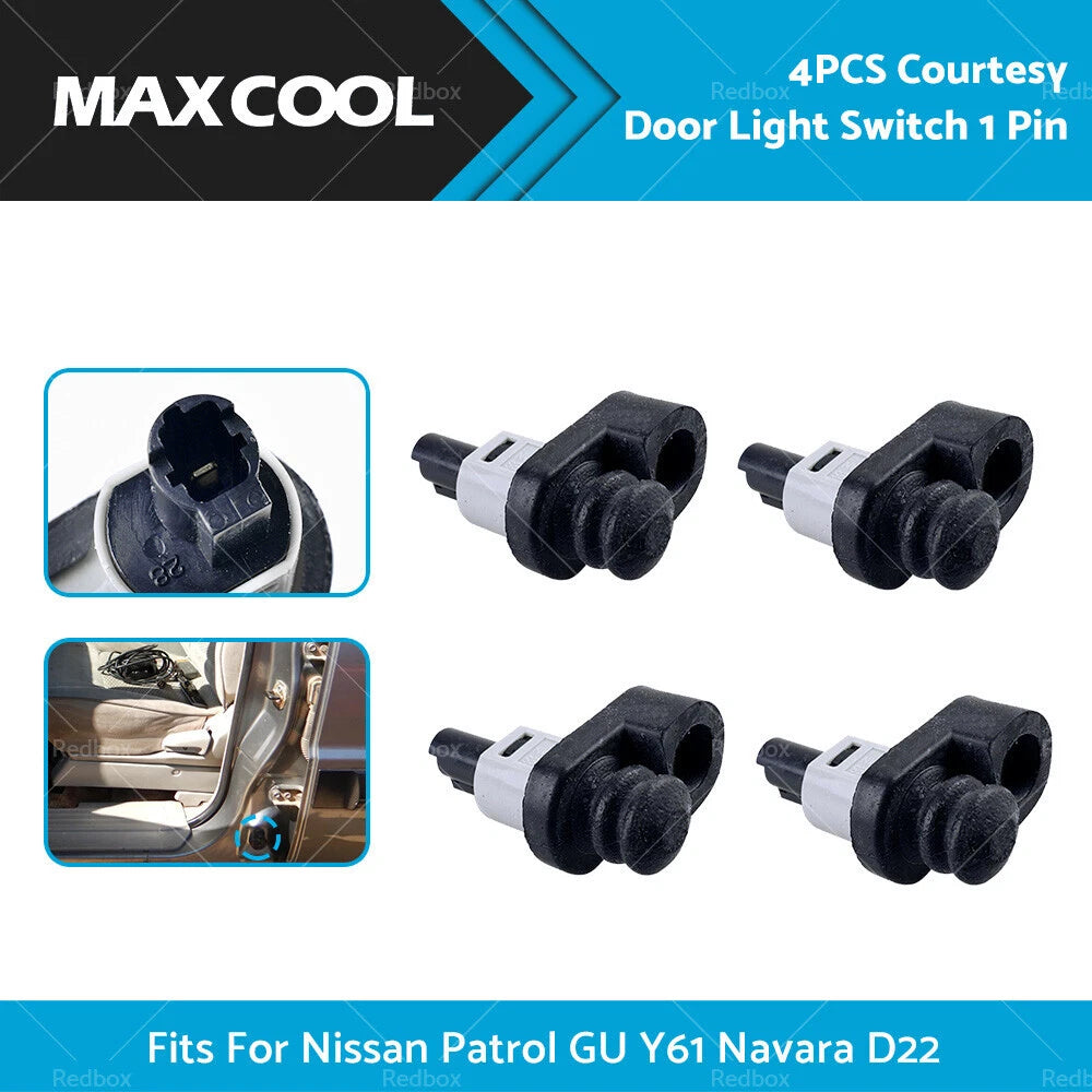 Courtesy Door Light Switch 1 Pin for Nissan Patrol GU Y61, Navara D22