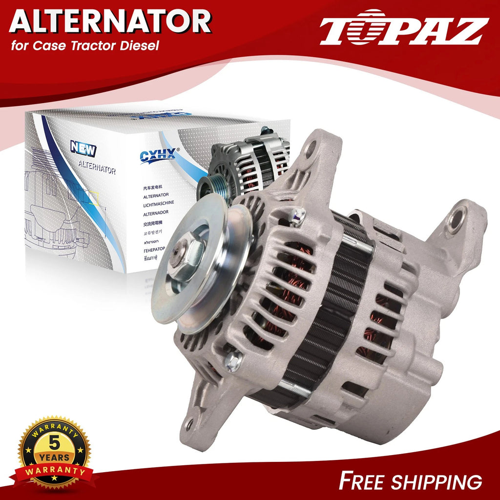 Alternator for Ford Tractor Holland Skid Steer Loader (L465, L565, LS140, LS150)