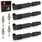 4x Ignition Stick Coils for Honda CBR600F F4i (2002–2006)