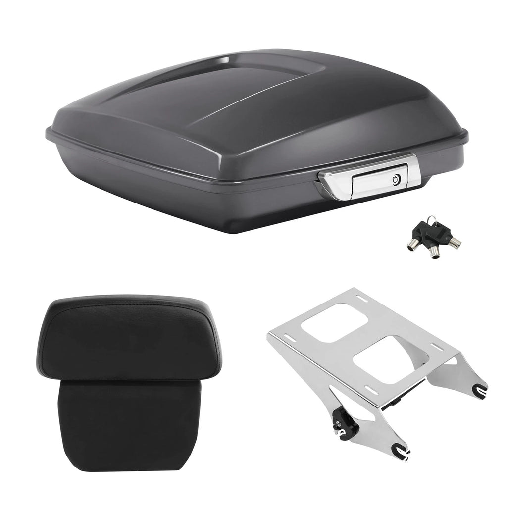Razor Trunk Pad Mount Rack for Harley Touring (2014–2026) Gauntlet Gray