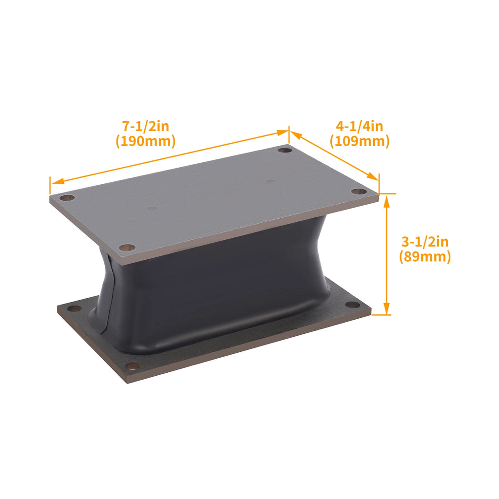 Set of 4 Rubber Isolator Shock Mounts for Stanley Vibratory Plate Compactor