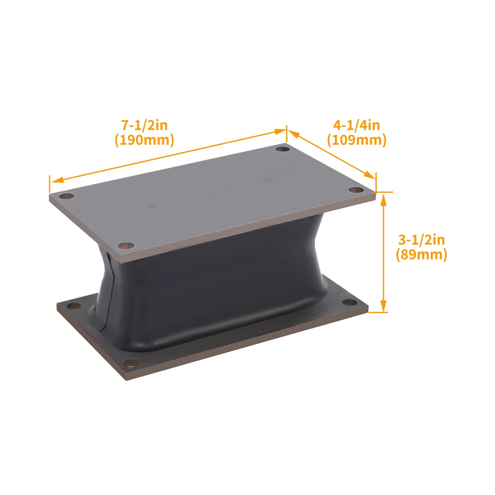 Set of 4 Rubber Isolator Shock Mounts for Stanley Vibratory Plate Compactor