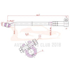 Set of 6 Front Inner Outer Tie Rods Sway Bars for Chrysler Concorde (1998–2004)
