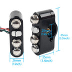 1" Handlebar Control Switches with Wiring Harness for Harley Dyna Sportster