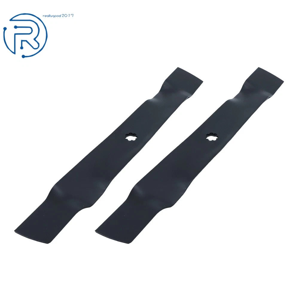 Set of 2 Steel Mulching Blades for John Deere 42" 