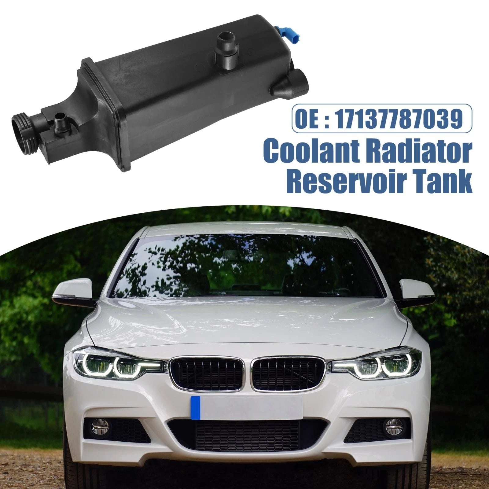 Coolant Radiator Reservoir Tank 17137787039 for BMW 330xi 325Ci 325xi 325i 330Ci (2001–2006)