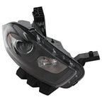 Halogen Headlight Set for Dodge Dart (2013–2016) w/Black Trim, Left+Right