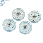 Set of 4 Idler Pulleys for King Kutter RFM Series Finish Mowers (4', 5', 6') 164090
