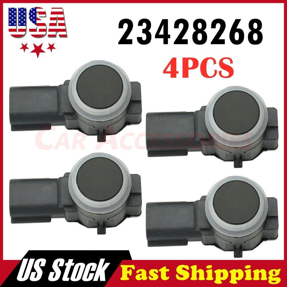 Set of 4 Parking Sensors for Chevrolet Silverado (2014–2019) OE# 23428268, 52050134