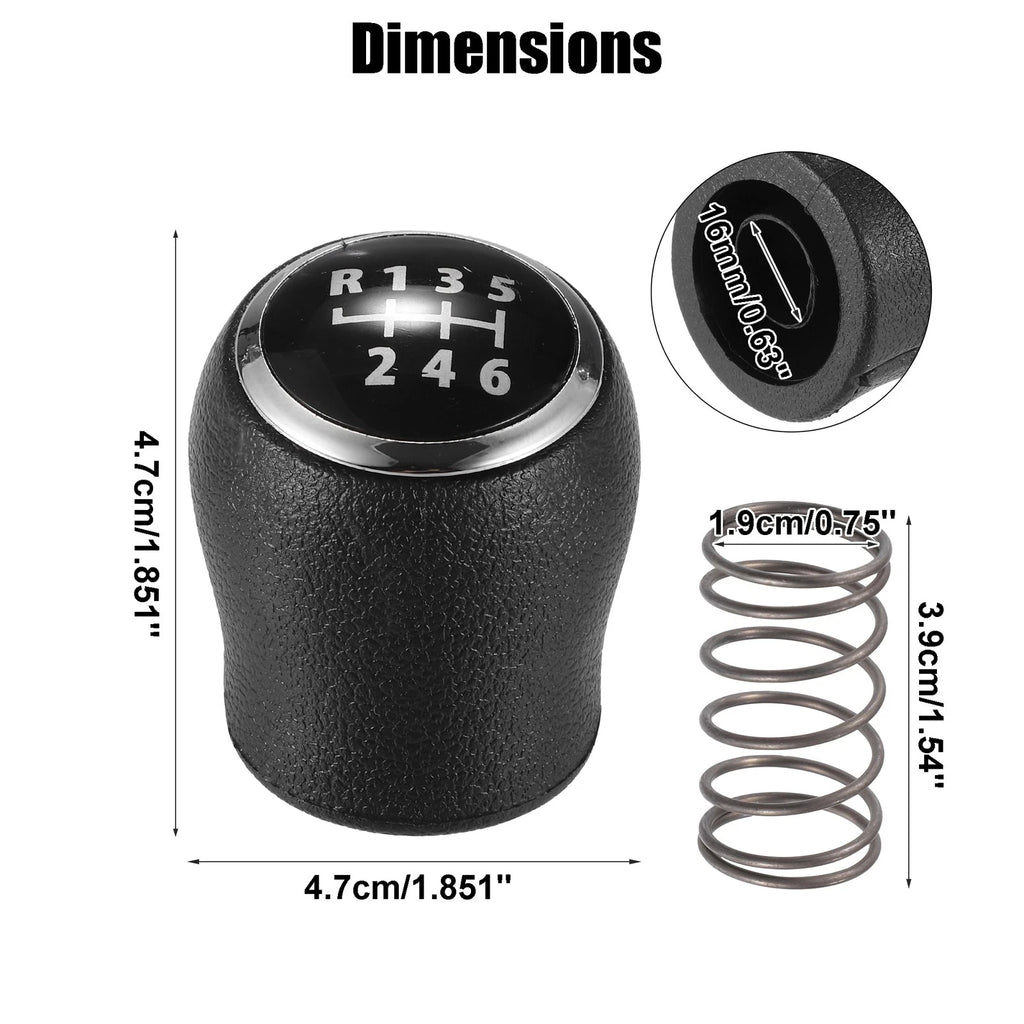 6 Speed Gear Shift Knob for Volkswagen Transporter T5 & T6 (2003–2019)