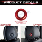 Front Seat Headrest Button Trim Set for Mercedes W205 X205 (2015-2022)
