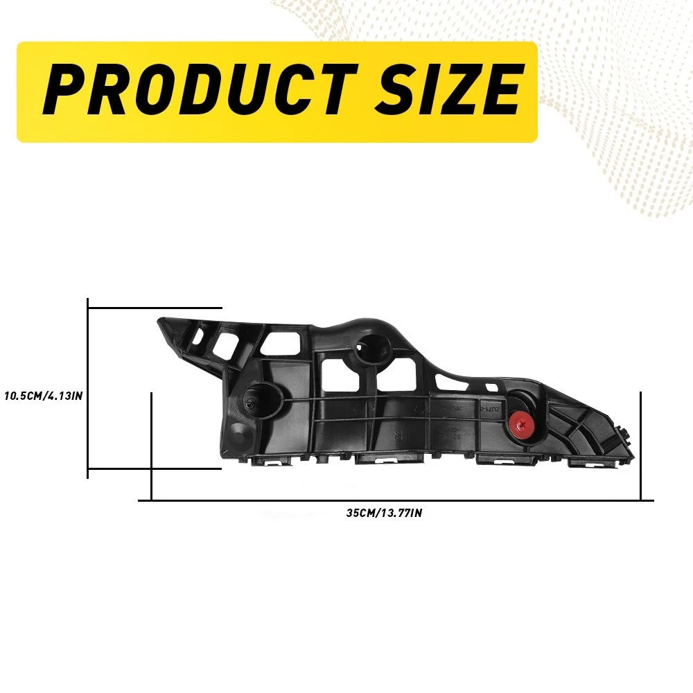 2X Bumper Retainer Brackets for Toyota Highlander (2014–2019)