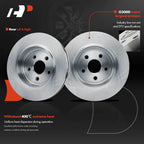 Rear Disc Brake Rotors & Ceramic Pads for Jeep Grand Cherokee (2018–2020)