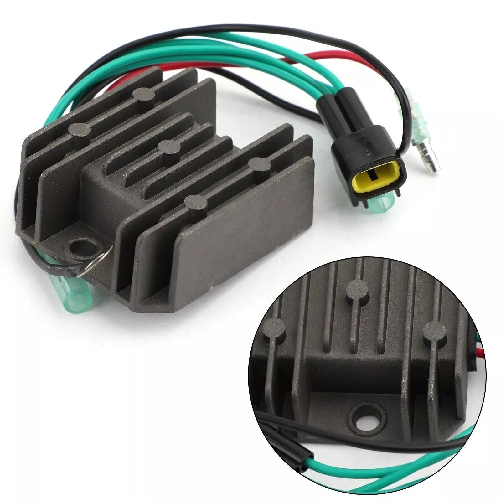 Regulator Rectifier for Yamaha Outboard 6H0-81960-10 80A (2000–2005)