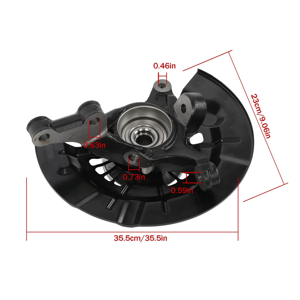 Front Left Steering Knuckle & Wheel Hub Bearing Assembly for Toyota Camry (2012–2017)
