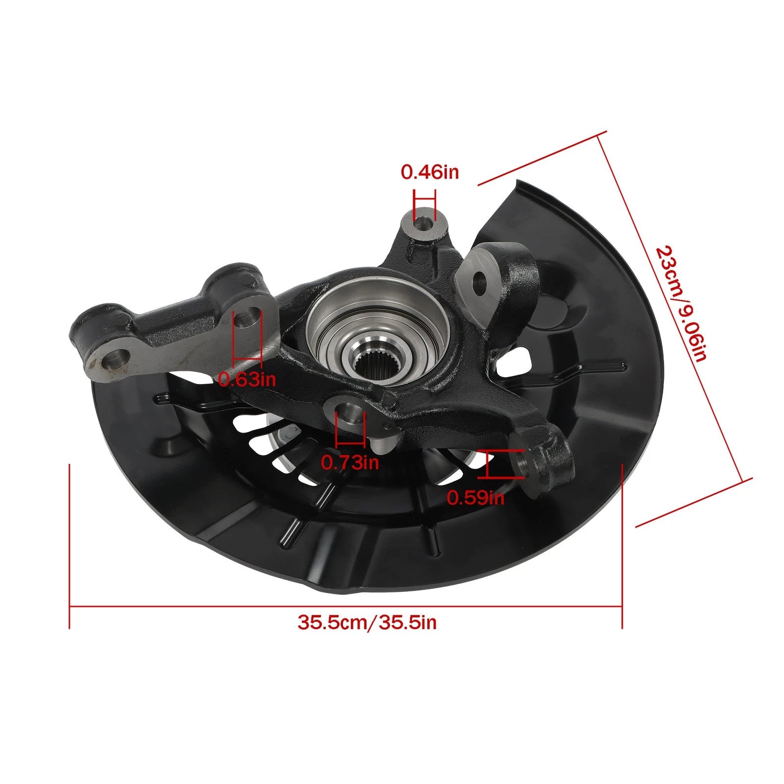 Front Left Steering Knuckle & Wheel Hub Bearing Assembly for Toyota Camry (2012–2017)