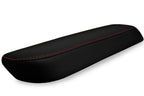 2PC Leather Armrest Door Panel Cover for Nissan 350Z Coupe (2006–2008) Red Stitch