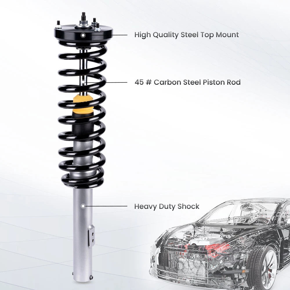 Rear Air Suspension to Coil Spring Strut for Mercedes Benz S-Class (2000-2006)