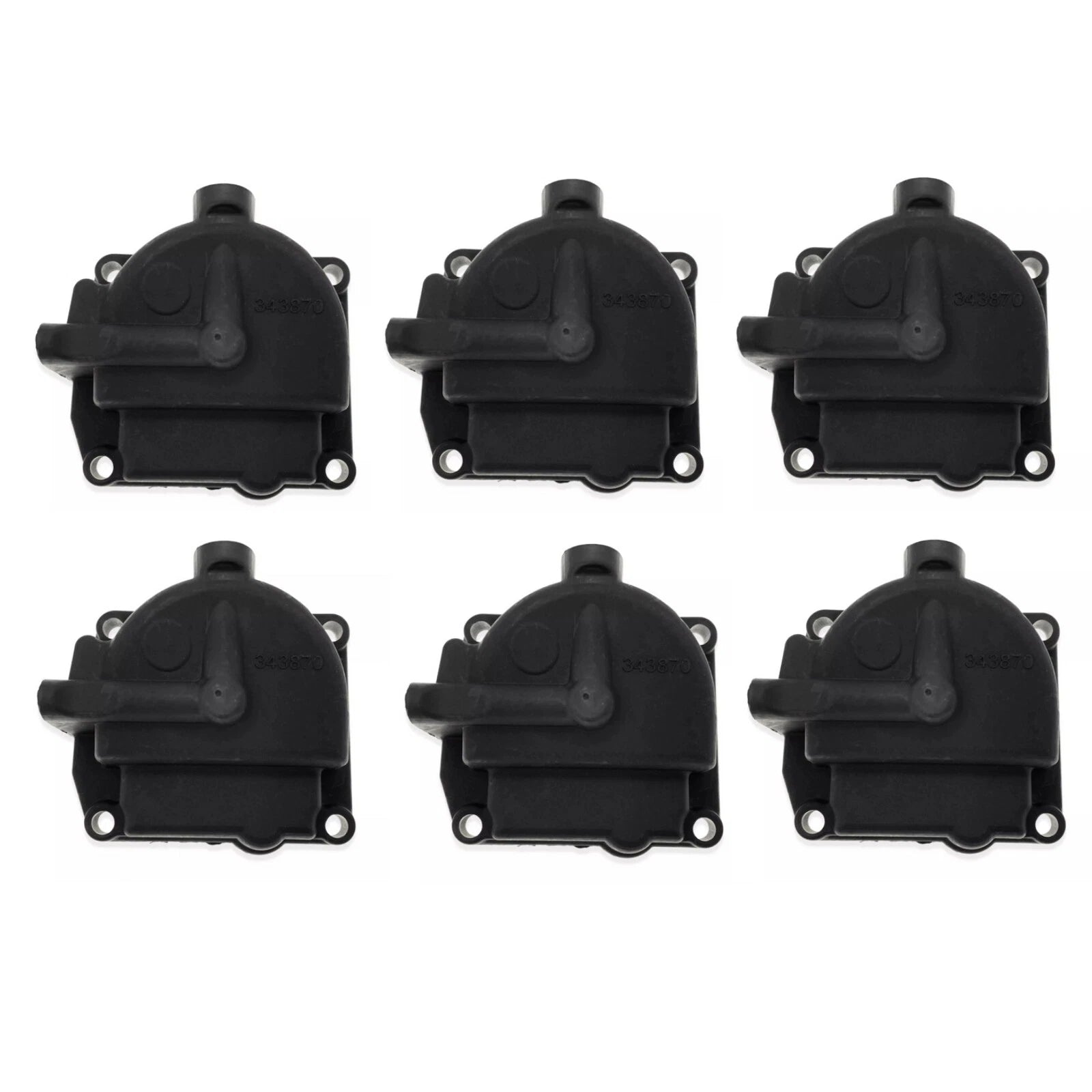 6 Carburetor Float Chamber Bowls for Johnson/Evinrude 90-175hp (1990–1999) 766418