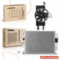 A/C Condenser & Cooling Fan Assembly for Ford Focus (2012–2018)