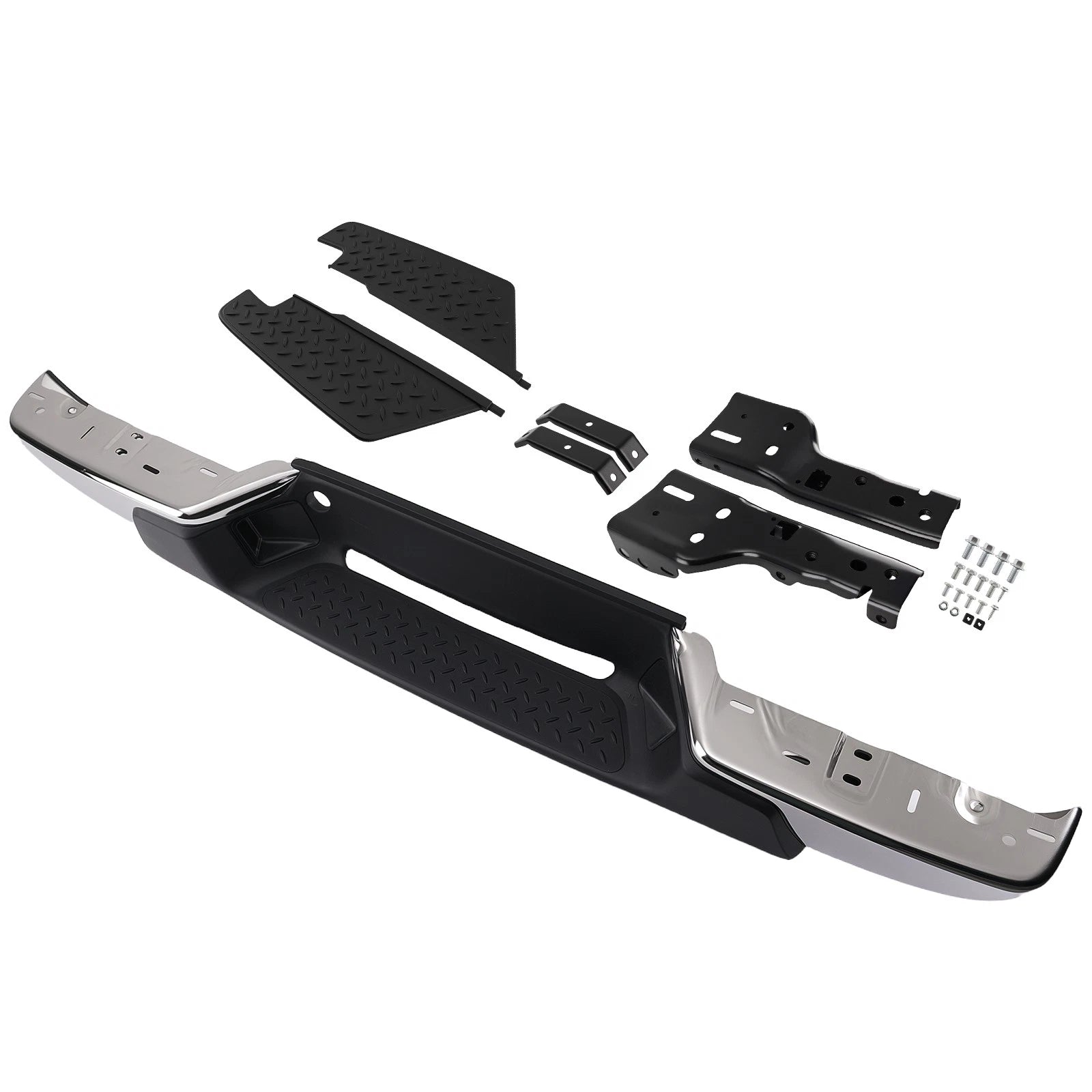 Rear Bumper Assembly for Chevy Colorado (2008-2012) Chrome